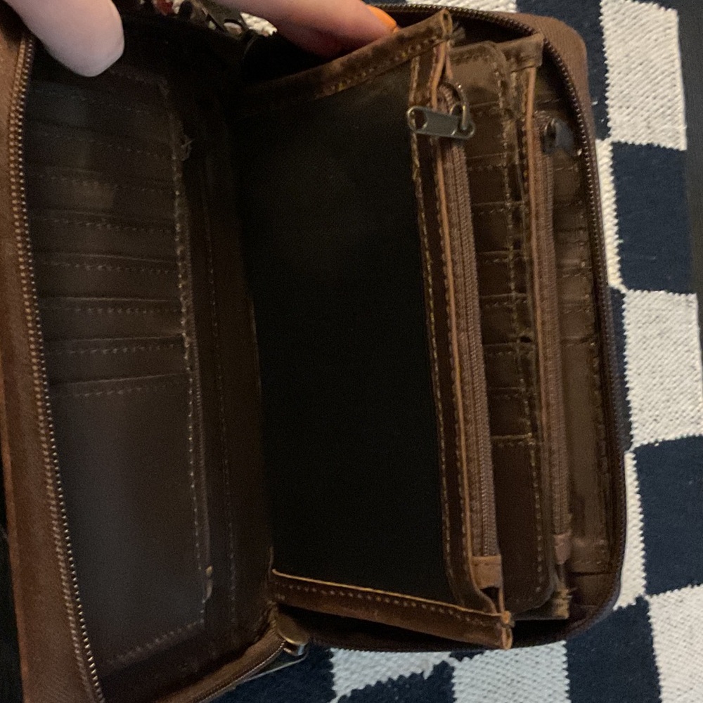 STS Ranchwear Patchwork Leather & Multicolor Azte… - image 5